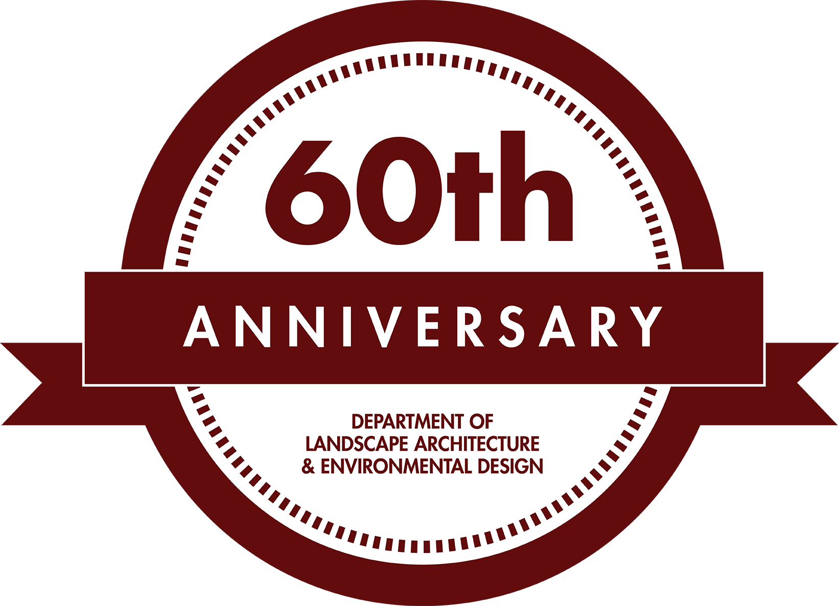 badge for 60th anniversary, Department of Landscape Architecture and Environmental Design